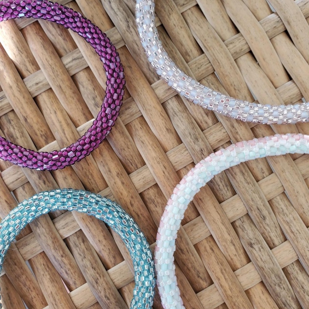 4 Colorful Assorted Bracelets & Anklets - Picture 3 of 4